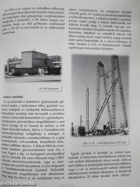 50 éves a Dunai Vasmű energiaellátása (aláírt példány)