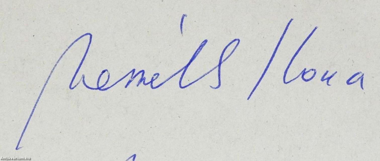 Ilona Németh (dedikált példány)