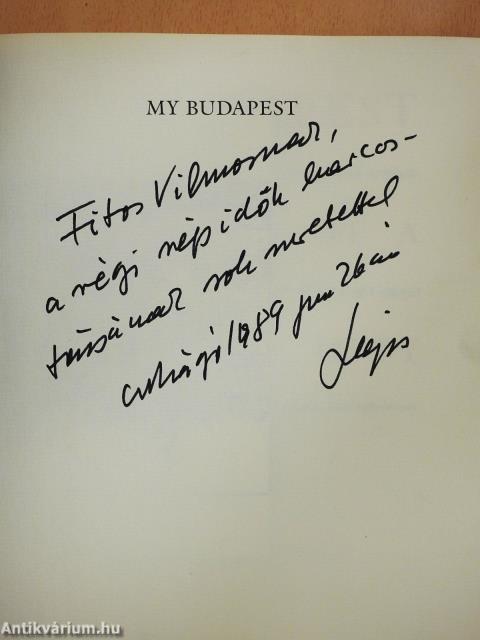 My Budapest (dedikált példány)