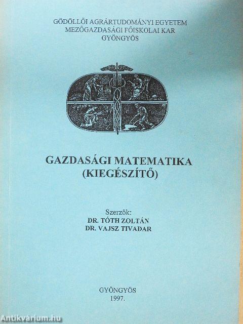Gazdasági matematika