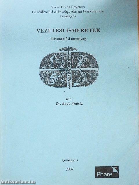 Vezetési ismeretek