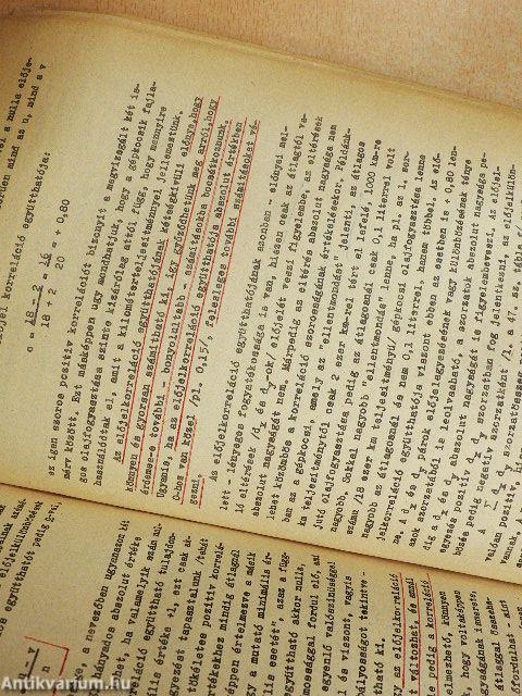 Általános statisztika I-II.