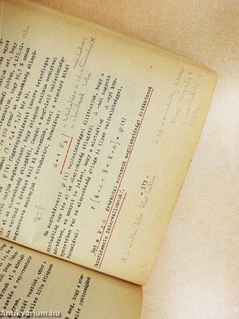 Általános statisztika I-II.