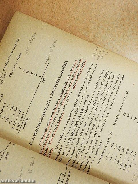 Általános statisztika I-II.