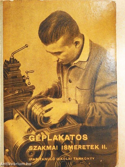 Géplakatos szakmai ismeretek II.