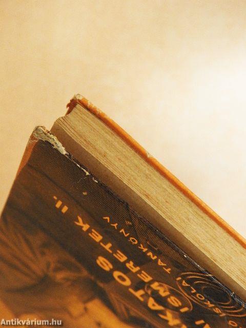 Géplakatos szakmai ismeretek II.