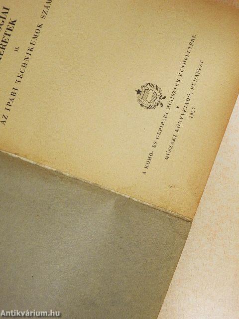 Technológiai ismeretek II.