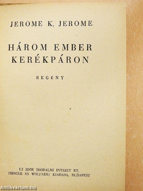 Három ember kerékpáron