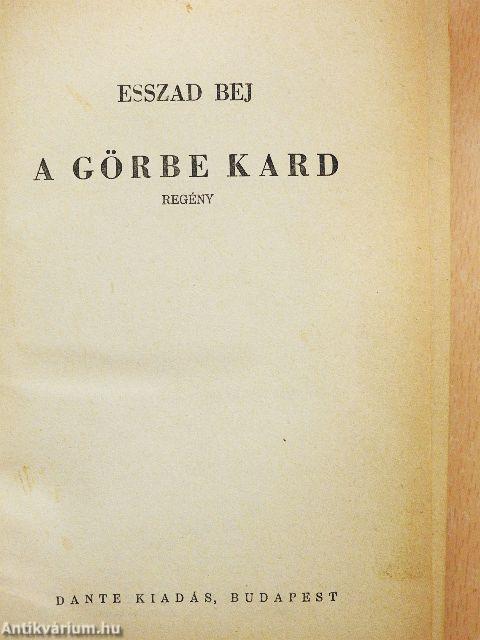 A görbe kard