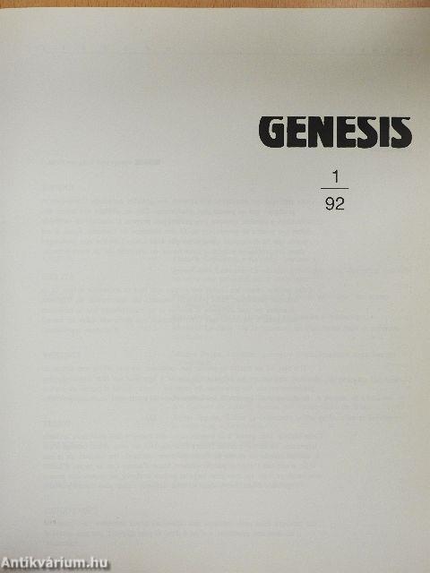 Genesis 1/92