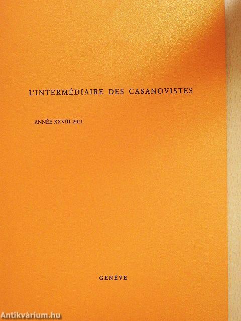L'Intermédiaire des Casanovistes 2011