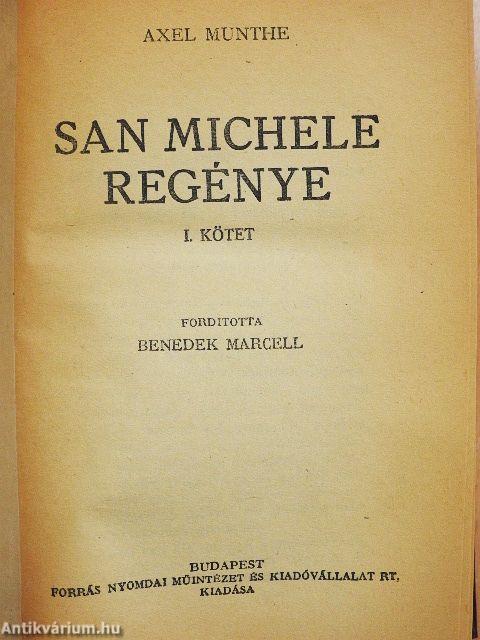 San Michele regénye I-II.