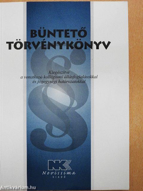 Büntető Törvénykönyv