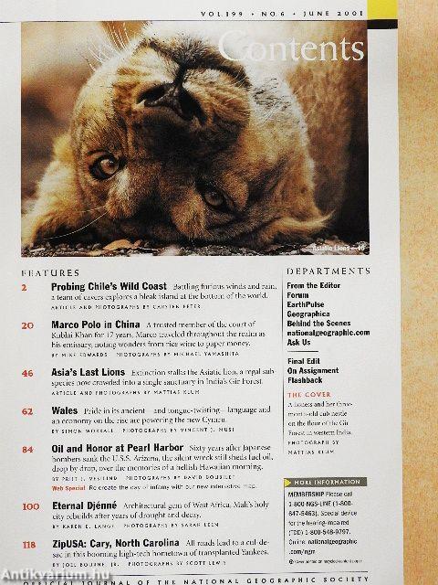 National Geographic June 2001