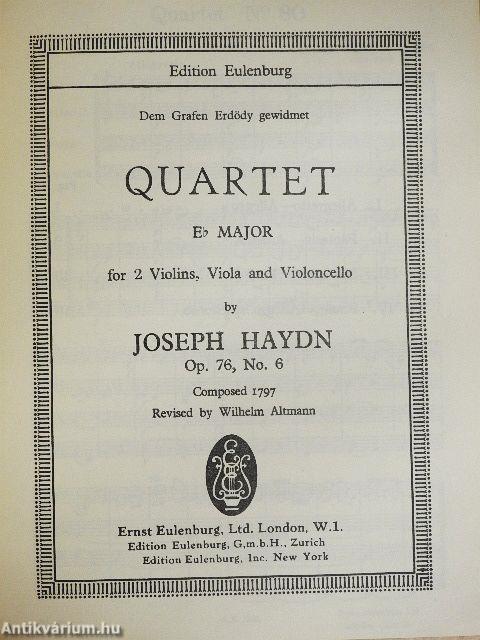 String Quartet Eb major