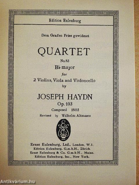 String Quartet No. 83