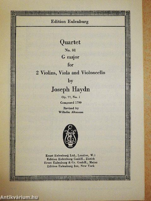 String Quartet No. 81
