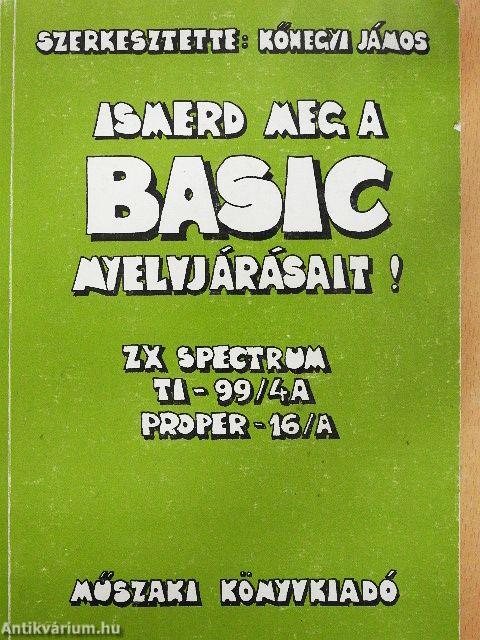 Ismerd meg a BASIC nyelvjárásait!