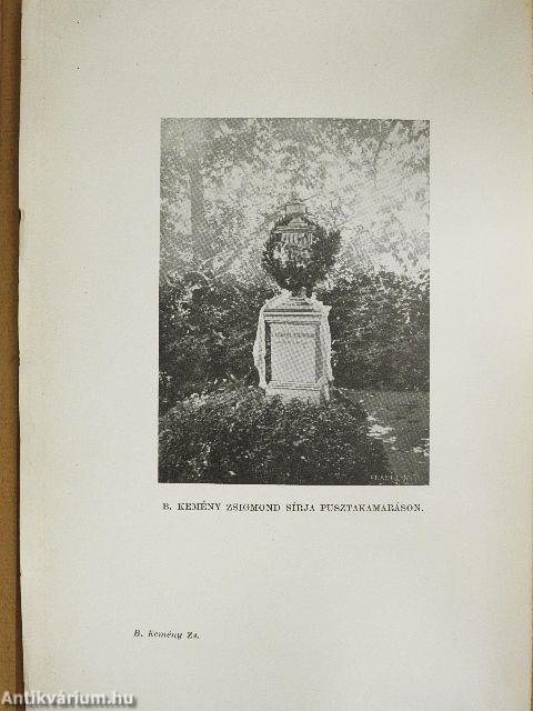 Báró Kemény Zsigmond hátrahagyott munkái