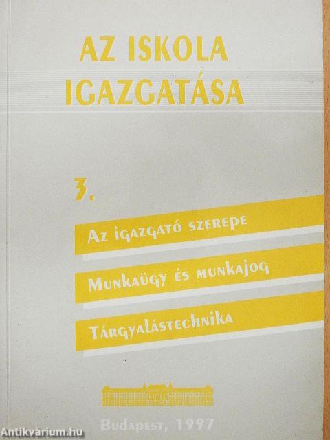 Az iskola igazgatása 3.