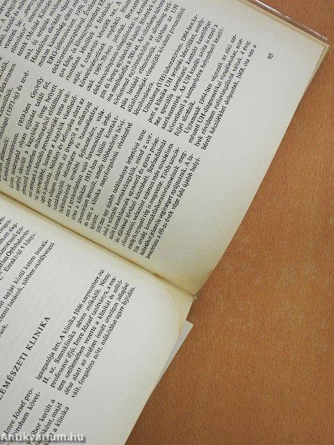 A Semmelweis Orvostudományi Egyetem klinikáinak és intézeteinek története