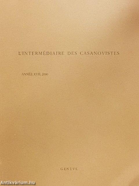 L'Intermédiaire des Casanovistes 2000