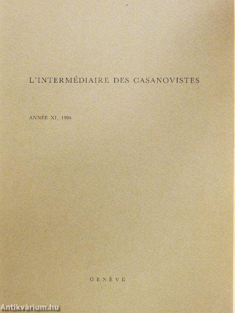 L'Intermédiaire des Casanovistes 1994
