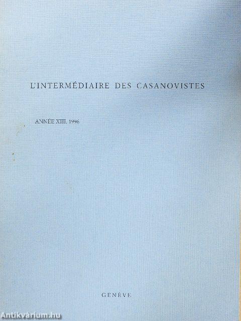 L'Intermédiaire des Casanovistes 1996