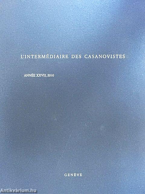 L'Intermédiaire des Casanovistes 2010