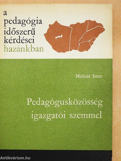 Pedagógusközösség igazgatói szemmel