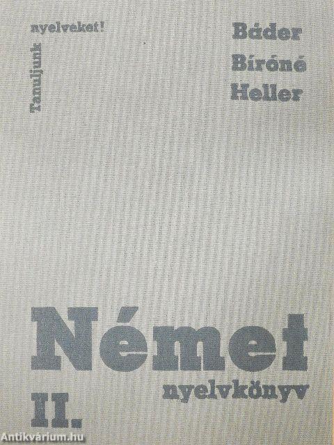 Német nyelvkönyv II.