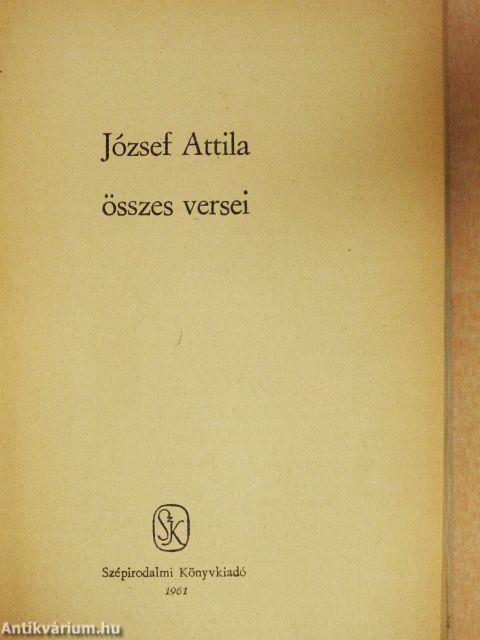 József Attila összes versei