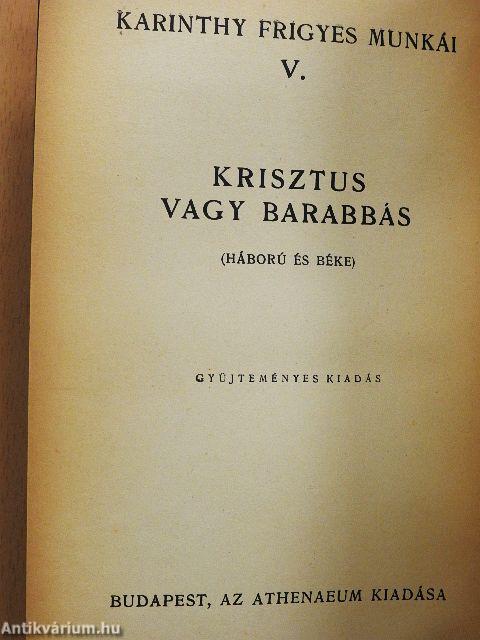 Krisztus vagy Barabbás