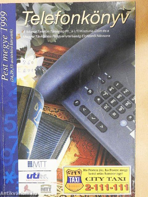 Telefonkönyv - Pest megye 1999