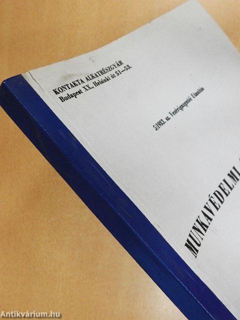 Munkavédelmi szabályzat