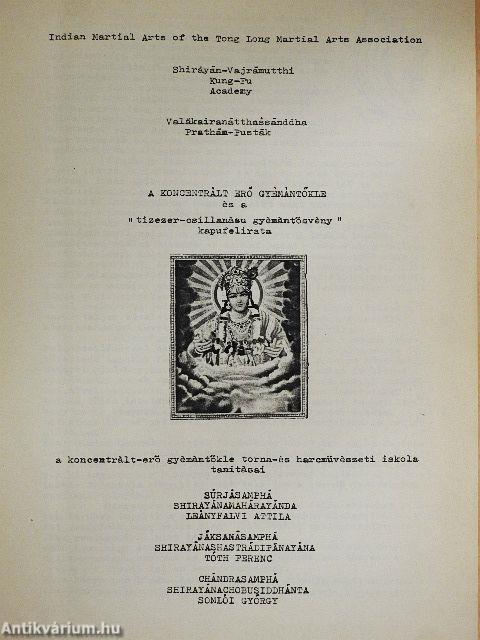 A koncentrált erő gyémántökle és a "tízezer-csillanású gyémántösvény" kapufelirata