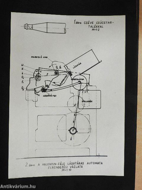 Valentin-féle ládatáras ráépíthető automata vizsgálata