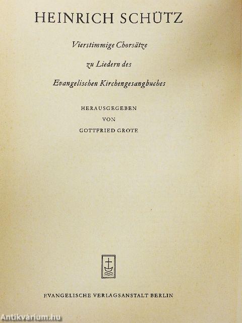 Vierstimige chorsätze zu Liedern des Evangelischen Kirchengesangbuches