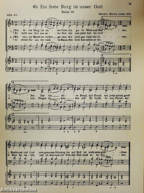 Vierstimige chorsätze zu Liedern des Evangelischen Kirchengesangbuches