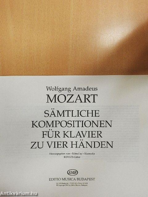Sämtliche Kompositionen für Klavier zu Vier Händen