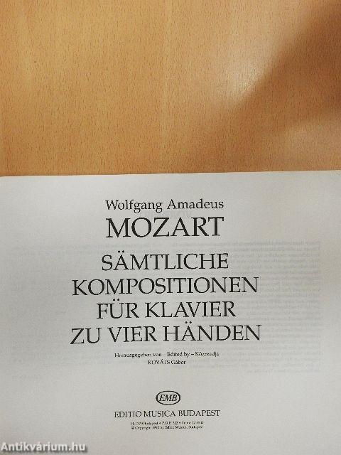 Sämtliche Kompositionen für Klavier zu Vier Händen