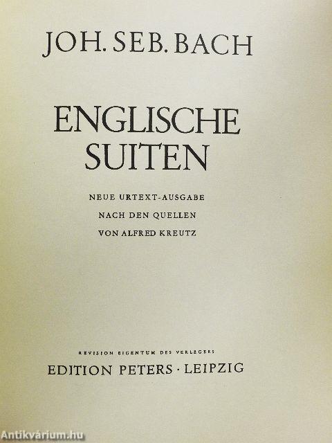 Englische Suiten 1-3/Englische Suiten 4-6/Französische Suiten
