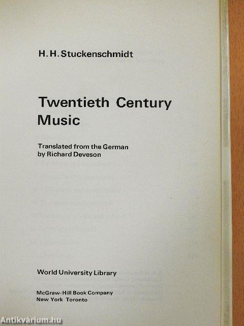 Twentieth Century Music