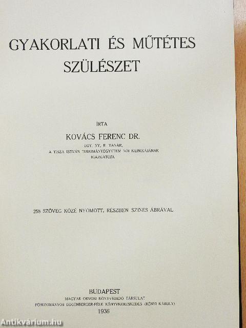 Gyakorlati és műtétes szülészet