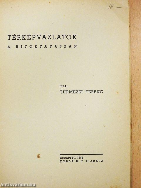 Térképvázlatok a hitoktatásban