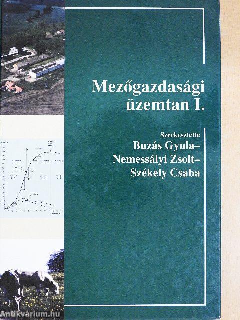 Mezőgazdasági üzemtan I.