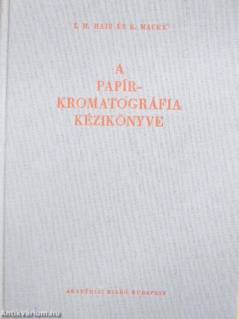 A papírkromatográfia kézikönyve