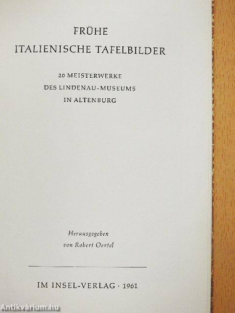 Frühe italienische Tafelbilder