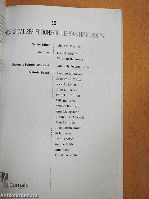 Historical Reflections Summer 2015