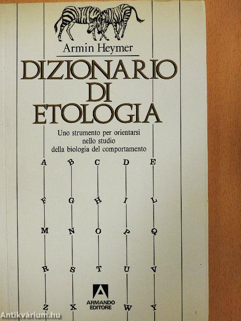 Dizionario di Etologia